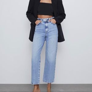 NWT Zara Super High Waist Slim Fit Jeans Size 4